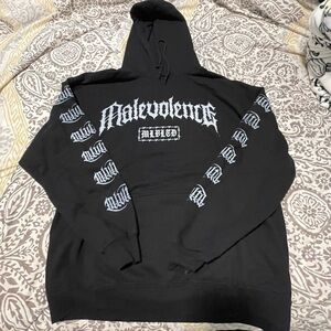Malevolence hoodie unisex size large